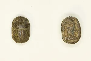 Scarab: Wish Formula, Egypt, New Kingdom-Late Period, Dynasties 19-26 (about 1295-525 BCE