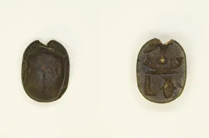 Scarab: Wish Formula, Egypt, New Kingdom-Late Period, Dynasties 18-26 (about 1550-525 BCE