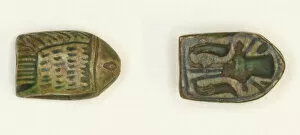 20th Dynasty Gallery: Scaraboid: Fish, Egypt, New Kingdom, Dynasty 18 (about 1550-1295 BCE). Creator: Unknown
