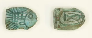 Scaraboid: Fish, Egypt, New Kingdom, Dynasties 18-19 (about 1550-1186 BCE)