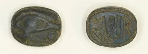 Scaraboid: Wedjat Eye, Egypt, New Kingdom, Dynasty 18 (about 1550-1295 BCE)