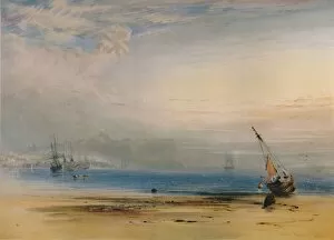 Anthony Vandyke Copley Fielding Gallery: Scarborough from across the Bay, 1850, (1935). Artist: Anthony Vandyke Copley Fielding