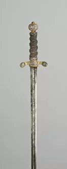 Arms Collection: Scarf Sword, Sweden, c. 1660. Creator: Unknown