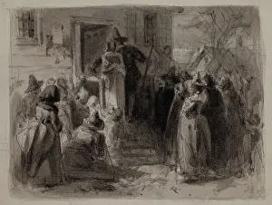 Colony Prints: Scarlet Letter, late 19th century. Creator: Felix Octavius Carr Darley