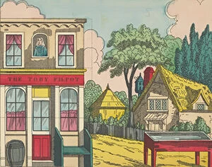 Scene 13, from Jack the Giant Killer, Trick Scene for a Toy Theater, 1870-90