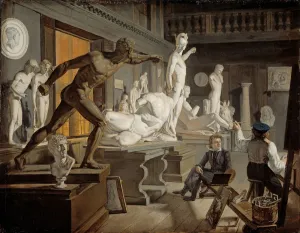 Scene from the Academy in Copenhagen. Artist: Baade, Knud (1808-1879)
