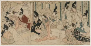 1753 1806 Prints: Scene Adapted from the play The Treasury of Loyal Retainers (Chushingura), late 1790s