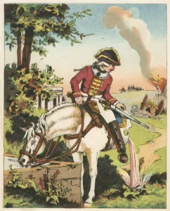 Adventurer Prints: Scene from The Adventures of Baron Munchausen by Rudolph Erich Raspe, c1850