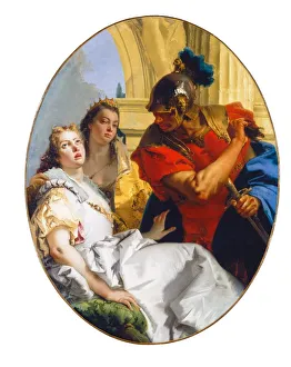 Tiepoli Prints: Scene from Ancient History, c. 1750. Creator: Giovanni Battista Tiepolo