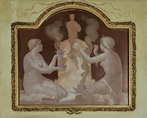 Eugene Froment Delormel Prints: Scène antique, mid-late 19th century. Creator: Eugène Froment