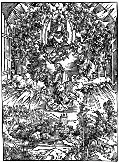 Images Dated 10th October 2007: Scene from the Apocalypse, St John before God the Father and the Twenty-Four Elders, 1498