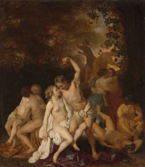 Bacchant Prints: Scene with Bacchantes, 1653. Creator: Jacob van Loo