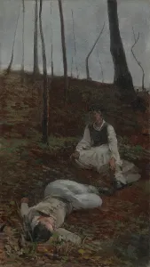Corpse Prints: Scene from 'Balladyna', between 1888-1892. Creator: Jacek Malczewski