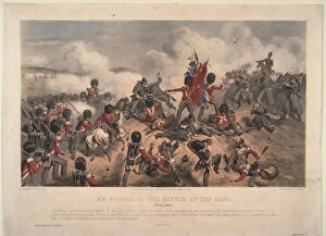 Alma Gallery: Scene from the Battle of the Alma on September 20, 1854, 1855. Artist: De Prades, Alfred F