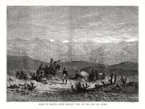 Barren Collection: Scene in Bolivia, 1877
