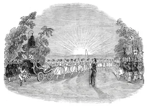 Scene from the Burlesque of Aladdin;or the Wonderful Lamp, at the Lyceum
