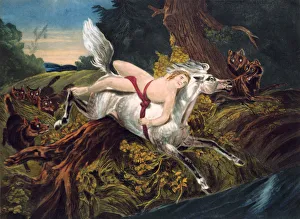 Scene from Byrons poem Mazeppa, c1820 Scene from Byrons poem Mazeppa, c1820