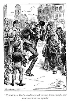 Scene from A Christmas Carol by Charles Dickens, 1843