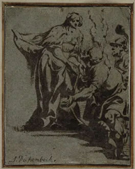 Monotype Gallery: A Scene from Classical Mythology, 1600s. Creator: Anthonis Sallaert (Flemish, c. 1590-1658)