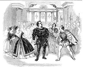Costa Collection: Scene from Costas opera of 'Don Carlos', 1844. Creator: Unknown