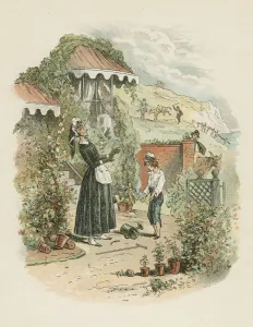Dickensian Gallery: Scene from David Copperfield by Charles Dickens, 1849-1850. Artist: Hablot Knight Browne