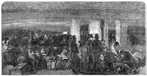 Emigration Prints: Scene between Decks, 1850. Creator: Unknown