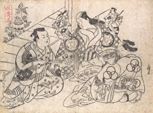 Okumura Prints: Scene from a Drama, 1710-13. 1710-13. Creator: Okumura Masanobu