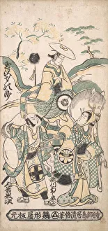 Kiyomasu I Prints: Scene from a Drama, ca. 1750. ca. 1750. Creator: Torii Kiyomasu I