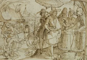 Nicolas Joannis Visscher Ii Prints: Scene from Dutch colony. Creator: Claes Jansz Visscher