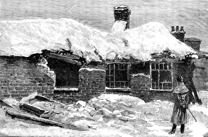 Aftermath Prints: The scene of the explosion at Salford Barracks, 1881. Creator: Unknown