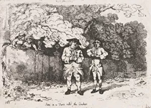 Scene in a Farce called The Quaker, December 22, 1783. December 22, 1783