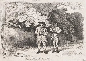 Quaker Prints: Scene in a Farce called The Quaker, December 22, 1783. December 22, 1783