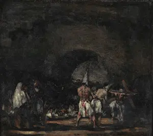 Goya Prints: Scene with Flagellants, c1808. Creator: Goya, Francisco, de (1746-1828)