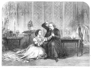 Tom Taylor Prints: Scene from The Fool's Revenge, at the Queen's Theatre, 1870. Creator: Unknown