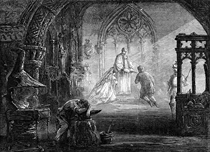 Smithy Prints: Scene from Free Labour, at the Adelphi Theatre, 1870. Creator: Unknown