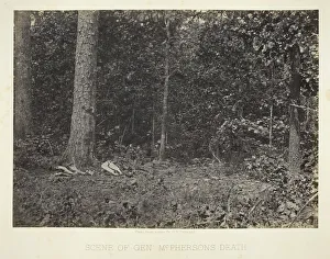 Barnard George Norman Collection: Scene of Gen. McPhersons Death, 1864 / 66. Creator: George N. Barnard