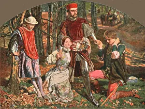 Scene from The Two Gentlemen of Verona, 1851, (c1902). Creator: Unknown Scene from The Two Gentlemen of Verona, 1851, (c1902). Creator: Unknown