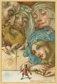Amazement Prints: Scene from Gullivers Travels by Jonathan Swift, 1911. Artist: AE Jackson