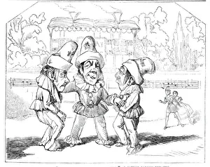 Panto Prints: Scene from Harlequin Crotchet and Quaver, at Covent Garden Theatre, 1844