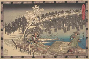 Scene I in Act XI of Chushingura, ca. 1835. ca. 1835. Creator: Ando Hiroshige