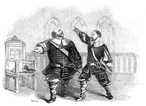 Scene from 'I Puritani', at Her Majesty's Theatre - Lablache and Fornasari