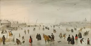 A Scene on the Ice, c. 1625. Creator: Hendrick Avercamp