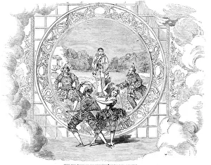 Harlequin Prints: Scene from Jack and the Bean-Stalk at the Adelphi Theatre