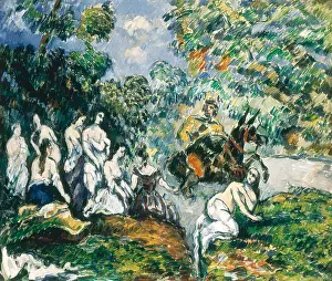Scene legendaire. (Sancho dans l'eau), c1878. Creator: Cezanne, Paul (1839-1906).<br> Scene legendaire. (Sancho dans l'eau), c1878