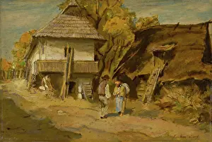 Barn Prints: Scene in Lestiny, c1900. Creator: Alexander Kubinyi