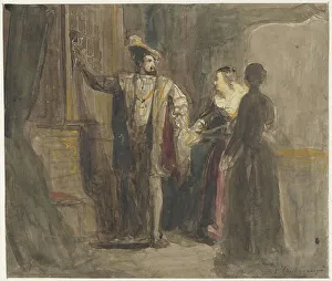 Francois I Prints: Scene from the life of King Francis I of France