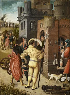 Scene from the life of Saint Roch, 1517. Creator: Orley, Everaert (Everard), van (c