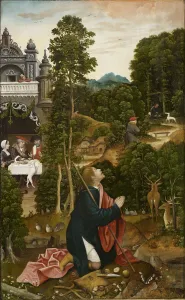 Scene from the life of Saint Roch, 1517. Creator: Orley, Everaert (Everard), van (c