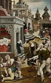 Scene from the life of Saint Roch, 1517. Creator: Orley, Everaert (Everard), van (c