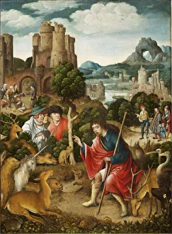Scene from the life of Saint Roch, 1517. Creator: Orley, Everaert (Everard), van (c